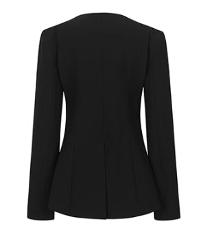 Collarless Jacket